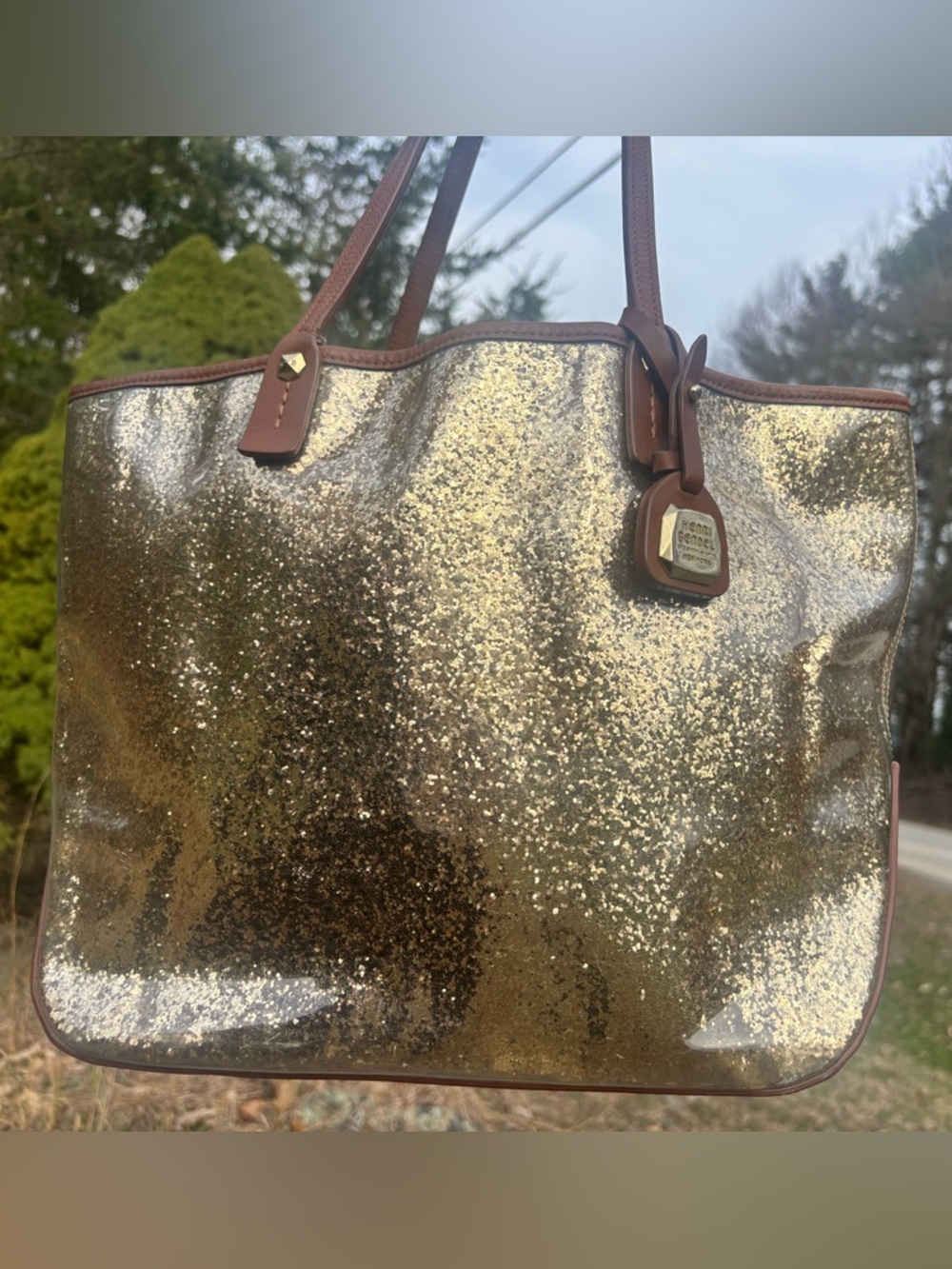 Henri Bendel Glitter Tote Bag
